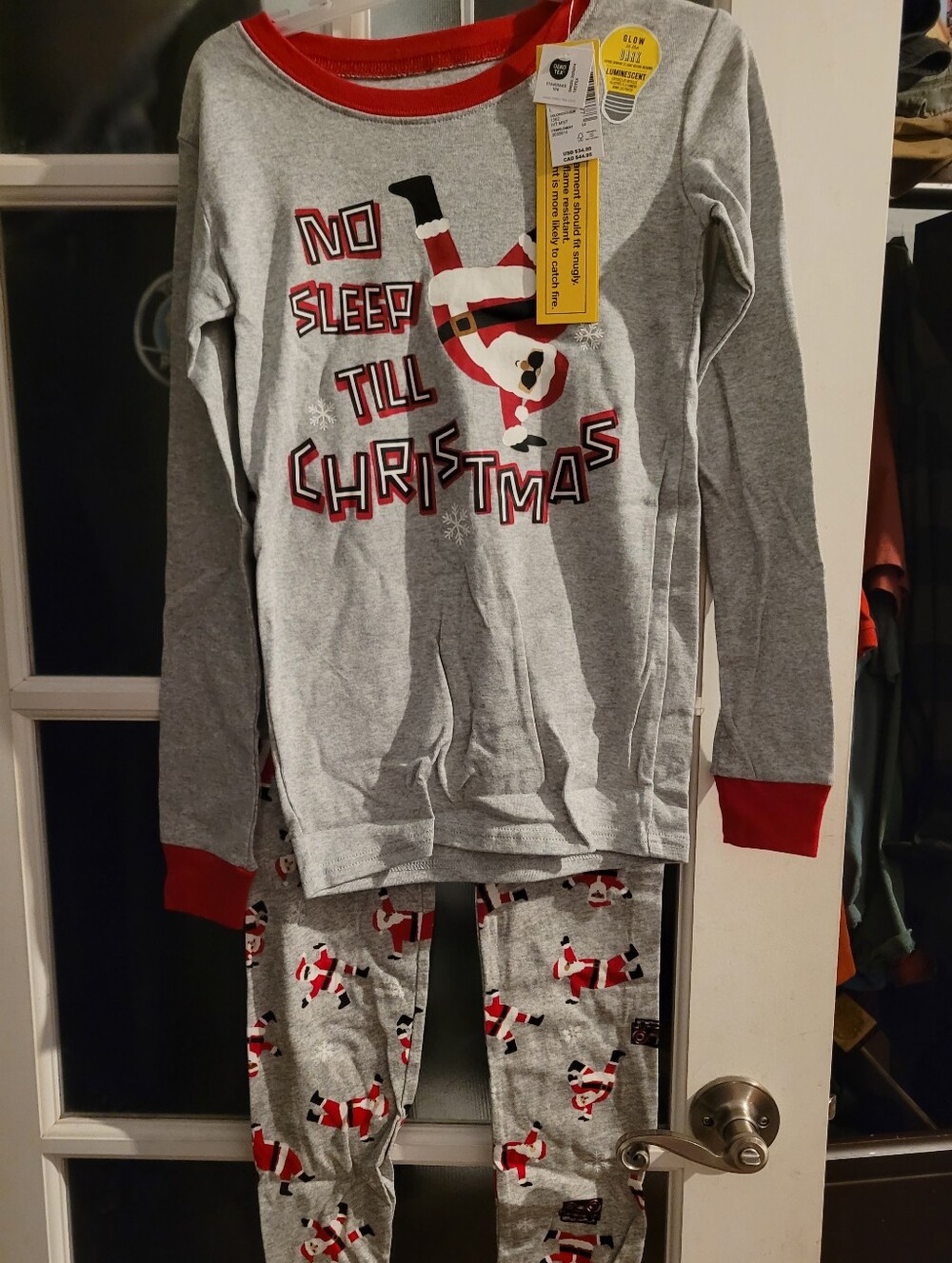 Size 12 Christmas Pajama Set NWT